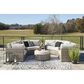 Ashley Calworth Patio Ottoman in Light Brown, , large