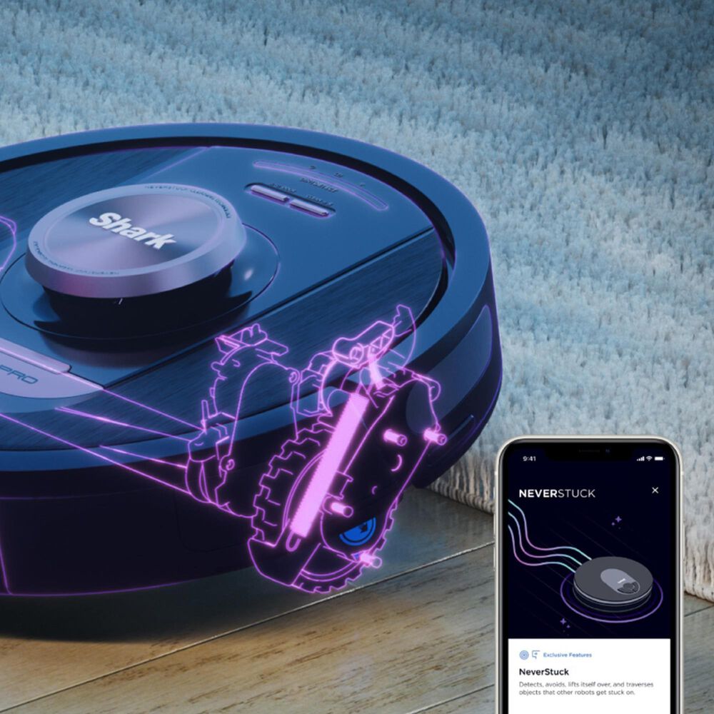 Shark PowerDetect Self-Empty Robot Vacuum in Black, , large
