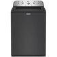 Maytag 4.7 Cu. Ft. Top Load Pet Pro Washer and 7 Cu. Ft. Front Load Electric Dryer with Pet Pro Option in Volcano Black, , large