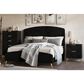 New Heritage Design Kailani Queen Upholstered Bed in Black, , large