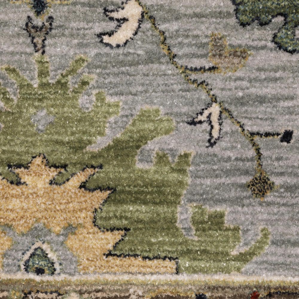 Oriental Weavers Eliana ELI03 Blue and Multicolor 3&#39;3&quot; x 5&#39; Area Rug, , large