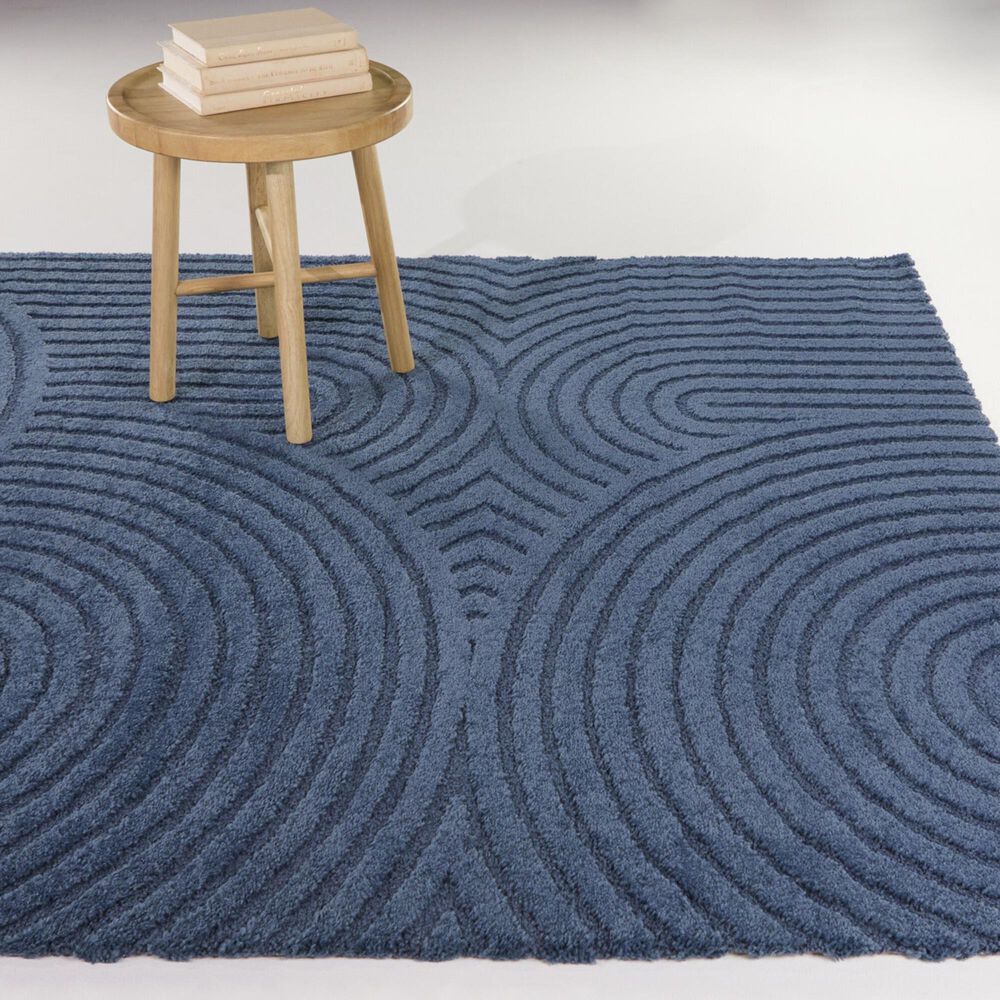 Balta Rugs Caserio 5&#39;3&quot; x 7&#39; Blue Area Rug, , large