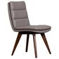 FURNITURE CONNECTION Fall River and Castor 4-Piece Round Dinning Set in Black Walnut, , large