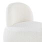 Lumisource Kimi Accent Chair in White Sherpa, , large