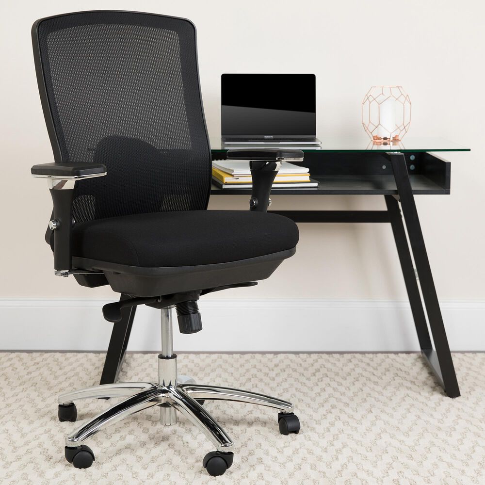 Flash Furniture HERCULES Big & Tall Office Chair in Black, , large