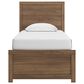 Ashley Broachmyn Twin Bed with Nightstand in Warm Auburn, , large