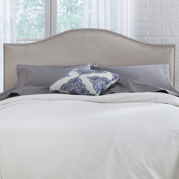 Skyline Furniture Queen Nail Button Headboard in Premier Platinum, , large