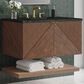 James Martin Marcello 36" Single Bathroom Vanity in Chestnut with 3 cm Phantome Eclos Top and Rectangular Sink, , large