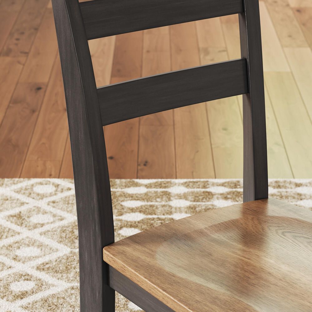 Ashley Gesthaven Dining Chair Set of 2 in Natural and Brown, , large