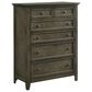 Intercon San Mateo 6-Drawer Chest in Gray, , large
