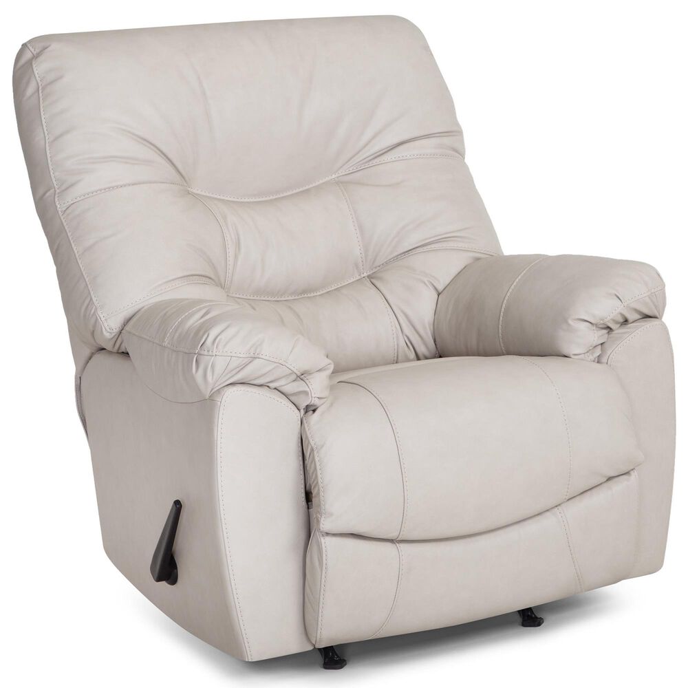 Moore Furniture Trilogy Manual Rocker Recliner in Federica Light Taupe, , large