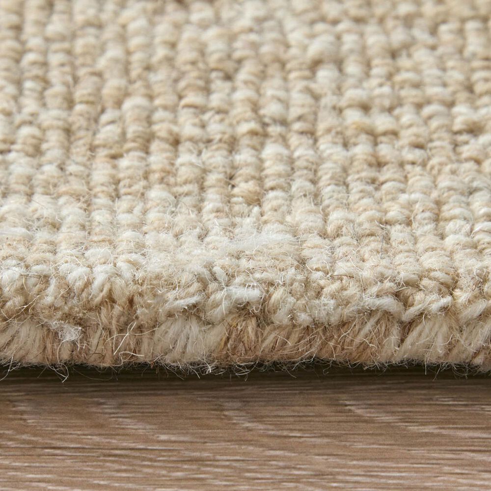 Feizy Kimball Ivory, Gray and Tan 3&#39;6&quot; x 5&#39;6&quot; Area Rug, , large