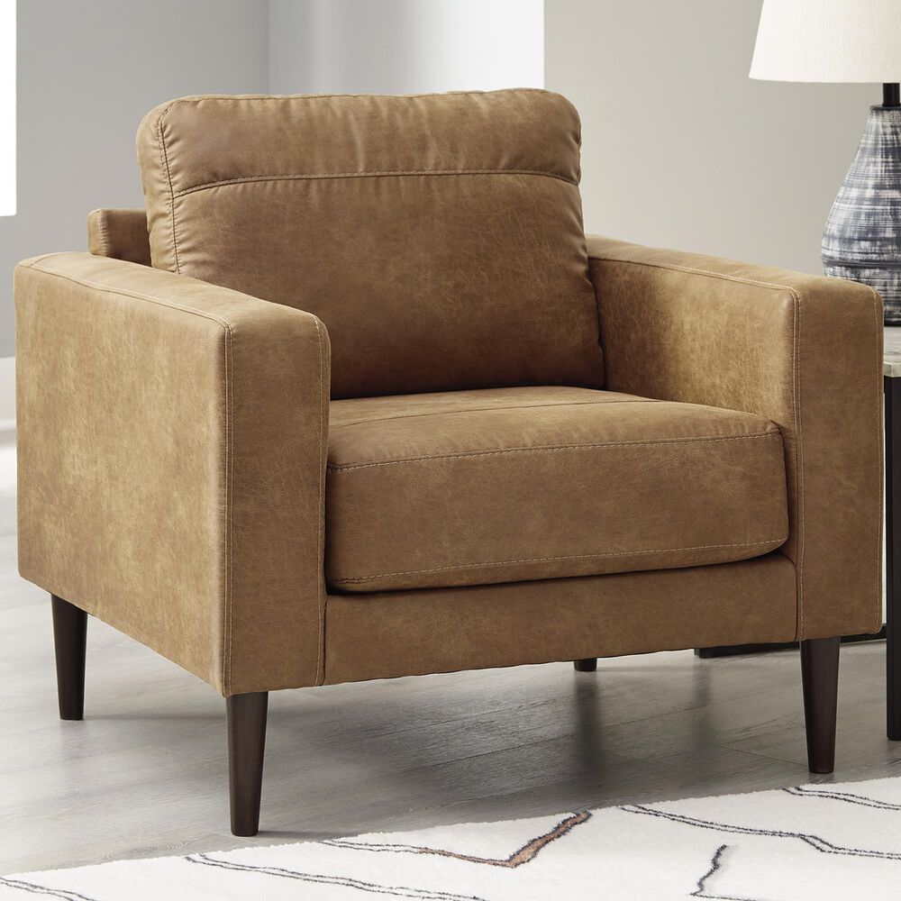 Ashley Telora Accent Chair in Caramel, , large