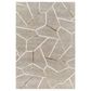 Surya Eloquent 10" x 14" Medium Gray, Light Beige and Black Area Rug, , large