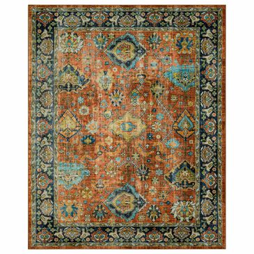 Karastan Kaleidoscope Nerissa 9" x 12" Red Area Rug, , large