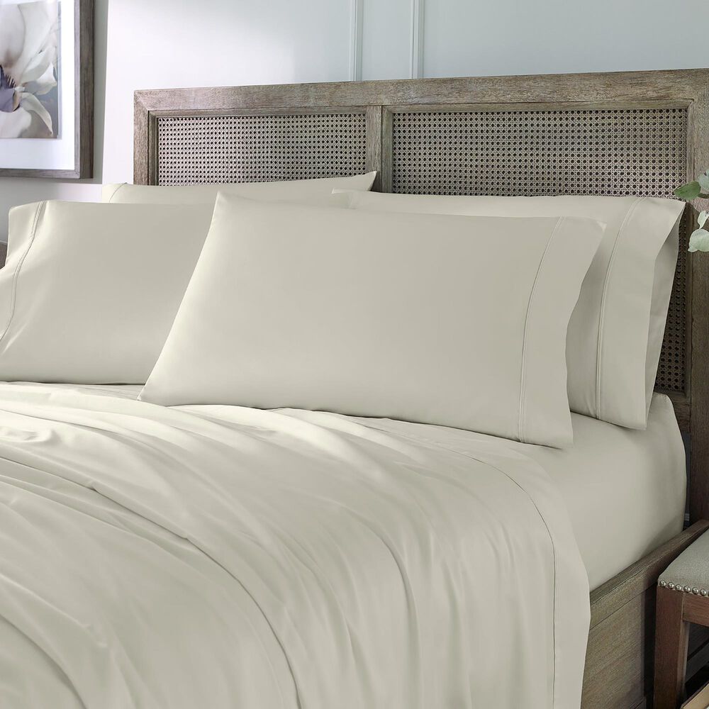 Sanders Collection Eucalyptus 6-Piece Queen Sheet Set in Ivory, , large