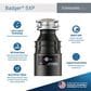 InSinkerator Badger 5XP 3/4 HP Garbage Disposal with Cord in Waterborne Gray Enamel, , large