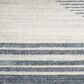 Nourison Astra Machine Washable ASW05 3"3" x 5" Ivory and Blue Area Rug, , large