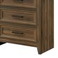 Crown Mark Lorraine 4-Drawer Chest in Medium Brown, , large