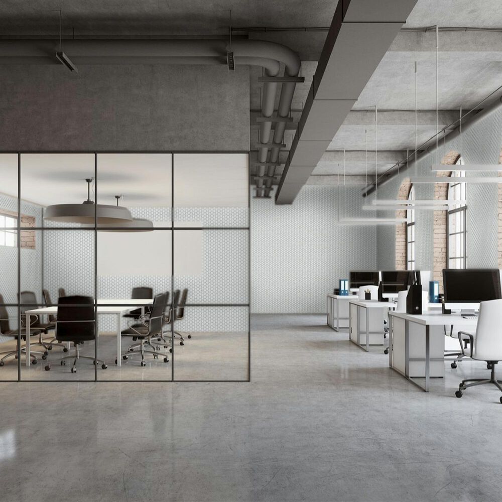 Emser Savvy White 2" Hexagon on 11" x 12" Glazed Porcelain Mosaic Sheet, , large