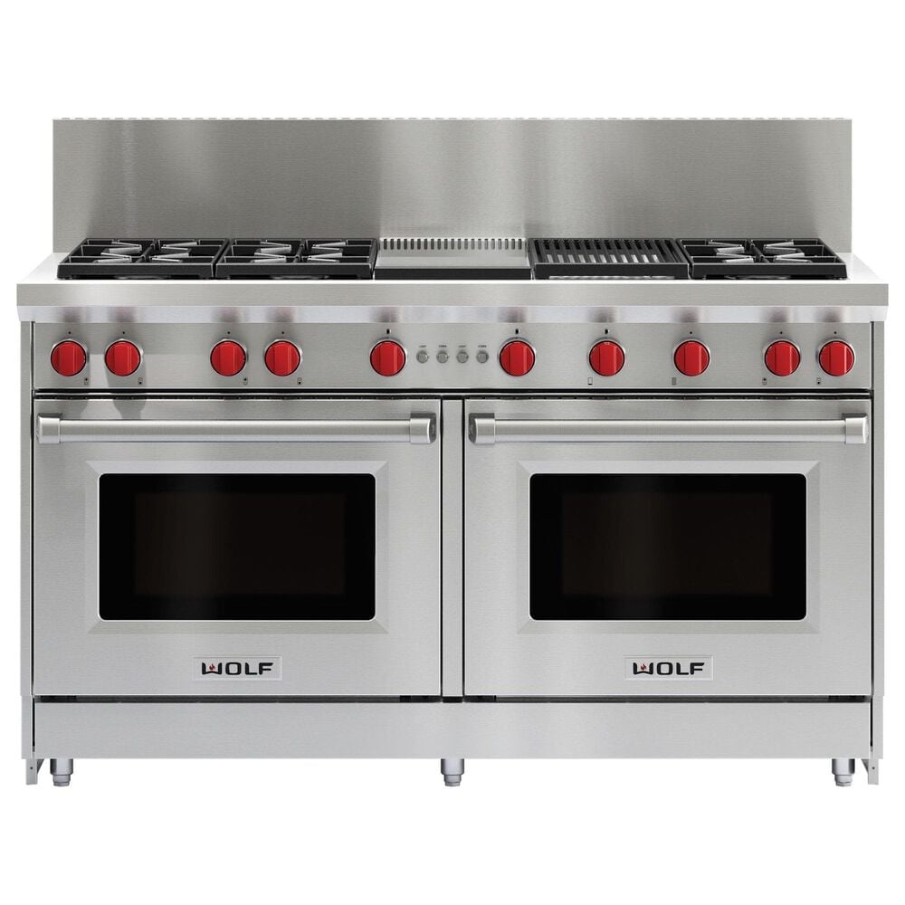 Wolf Appliances 10" Riser for 60" Gas Range in Stainless Steel, , large