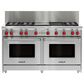 Wolf Appliances 10" Riser for 60" Gas Range in Stainless Steel, , large