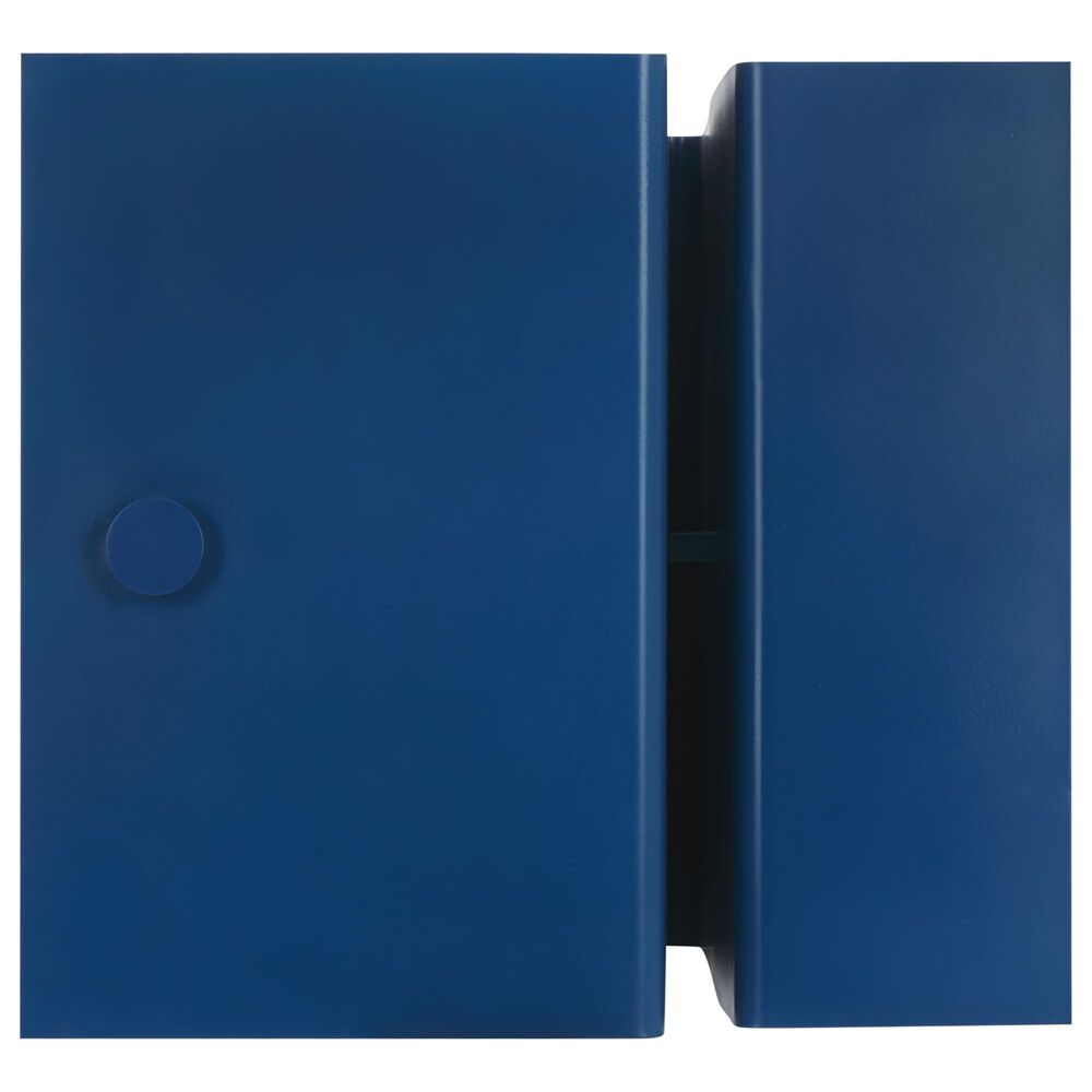 Safavieh Aldwyn Metal Accent Table in Blue, , large