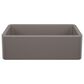 Blanco Ikon 33" Apron Single Bowl Kitchen Sink in Volcano Gray, , large