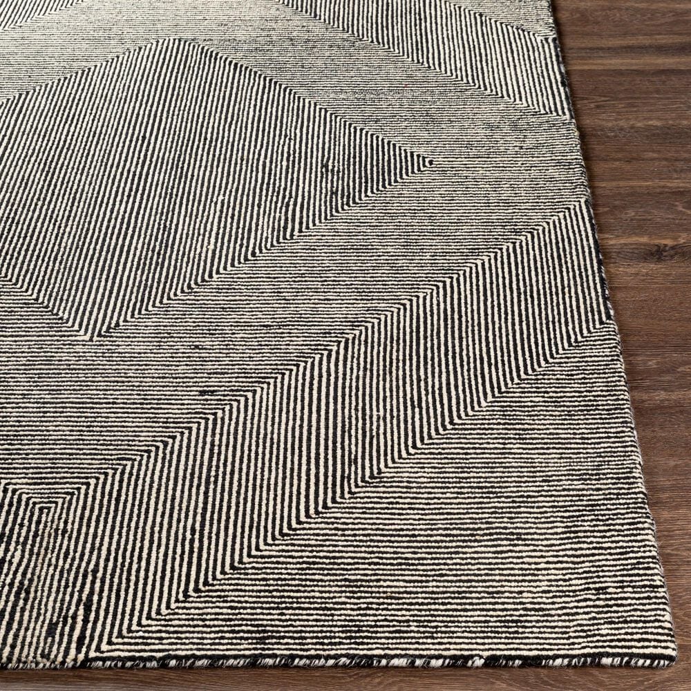 Surya Maroc 9&#39; x 12&#39; Beige and Black Area Rug, , large