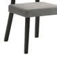 Armen Living Channell Dining Side Chair in Black, , large