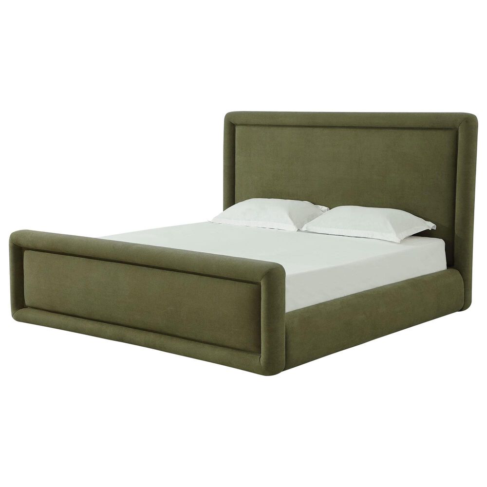 Urban Home Hartford Summit King Upholstered Platform Bed in Moss, , large
