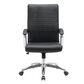 Global Seating Bonded Leather Executive Chair in Black, , large