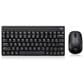Adesso Wireless Mini Keyboard and Mouse Combo in Black, , large