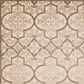 Nourison Aloha 7"10" x 10"6" Cream Indoor/Outdoor Area Rug, , large