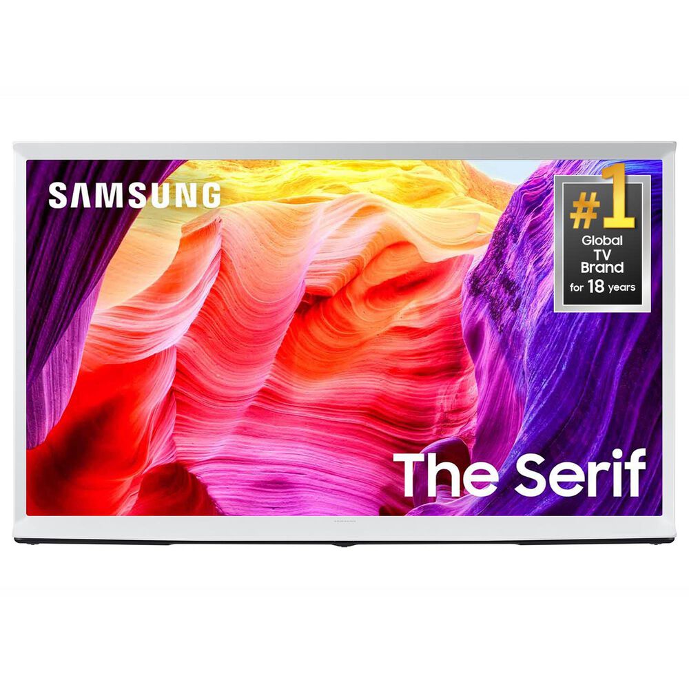 Samsung 55" Class 4K The Serif QLED TV in Cloud White - Smart TV, , large