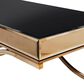 Furniture of America Flanagan Console Table in Brass, , large