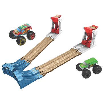 Hot Wheels Hot Wheels Monster Trucks Double Destruction Playset, , large