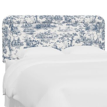 Skyline Furniture California King Headboard in Idyllic Days Sapphire, , large