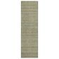 Dalyn Rug Company Soft Essentials Striped Olive 2"3" x 7"6" Indoor/Outdoor Runner, , large