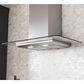 Zephyr Modena 30" Color Changing Wall Mount Chimney Range Hood in Stainless Steel, , large