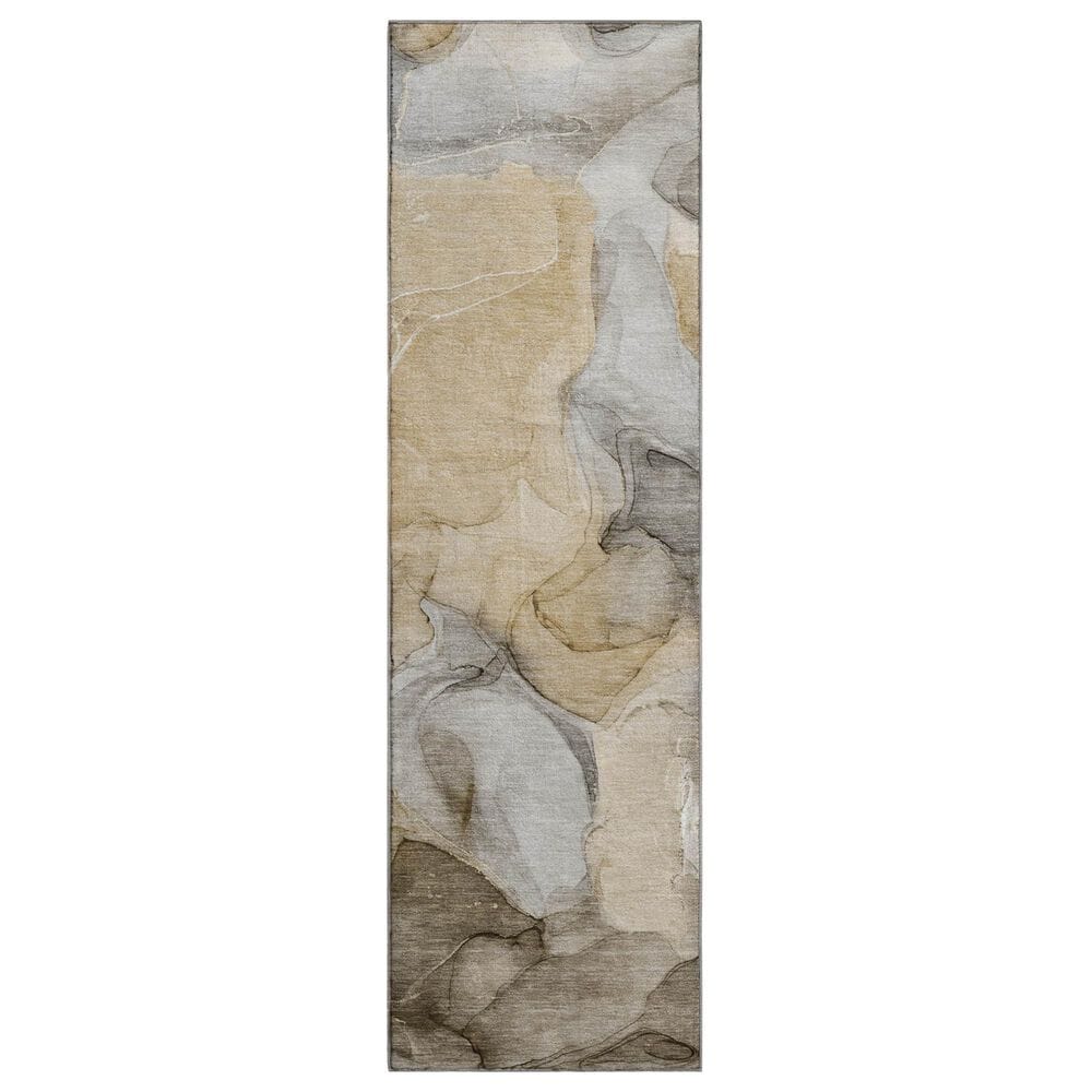 Dalyn Rug Company Odyssey OY4 Taupe 2&#39;3&quot; x 7&#39;6&quot; Runner, , large