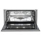 Wolf Appliances M Series 30" Contemporary Handleless Plumbed Convection Steam Oven in Black, , large