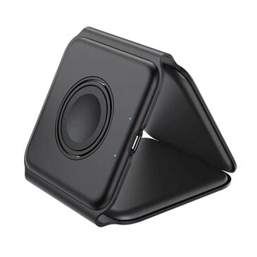 Pom Gear Magstation 3-In-1 Foldable Wireless Charging Pad in Black, , large