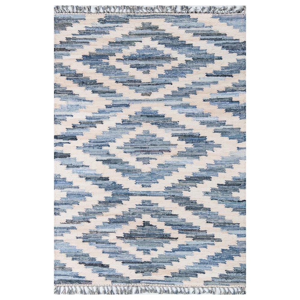 Momeni California 2" x 3" Blue Area Rug, , large