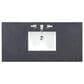 James Martin Vanities Marcello 48" Single Bathroom Vanity in Chestnut with 3 cm Charcoal Soapstone Quartz Top and Rectangular Sink, , large