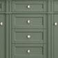 James Martin Vanities Brittany 60" Double Bathroom Vanity in Smokey Celadon with 3 cm Charcoal Soapstone Quartz Top and Rectangular Sinks, , large