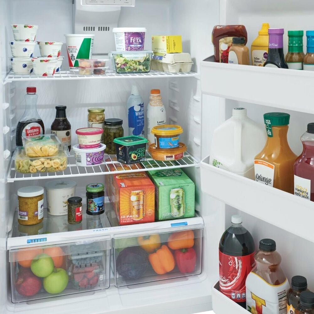 Frigidaire 18.17 Cu. Ft. Garage Ready Top Freezer Refrigerator in White, , large