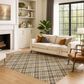 37B Soft Essentials Plaid Chocolate 8" x 10" Indoor/Outdoor Area Rug, , large