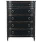 Hooker Furniture Charleston 5-Drawer Chest in Black Cherry, , large