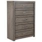 Riva Ridge Modern Loft Queen Storage Panel Bed with Dresser, Chest, and Two Nightstands in Greystone, , large